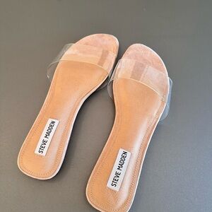Steve Madden new without box vinyls slide
